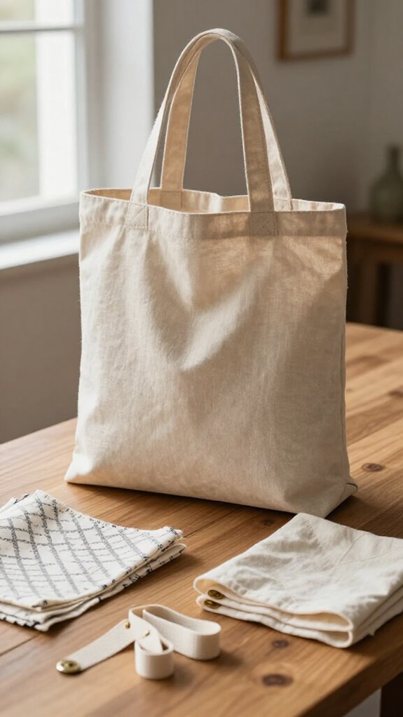 secure zip minimal tote