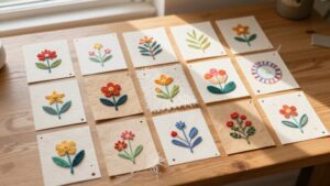 sewing on paper craft ideas