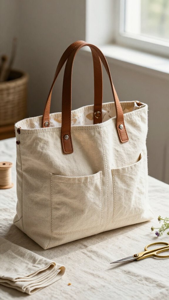 six exterior utility pockets