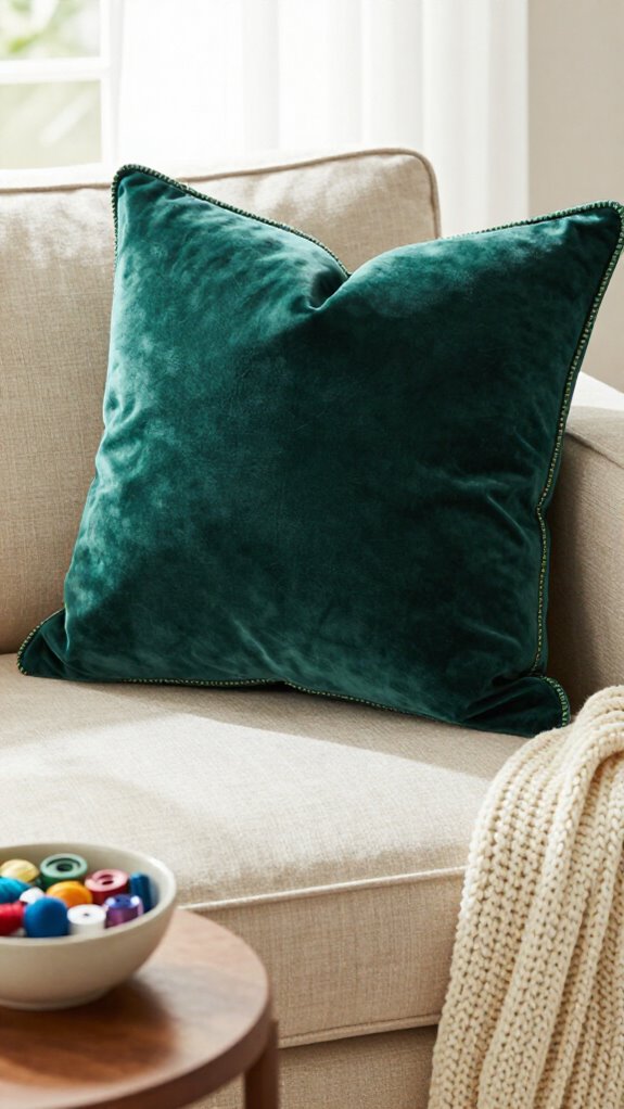 19 Sewing Pillow Ideas for a Cozy and Personal Home 14 soft sheen velvet pillow finishing tips
