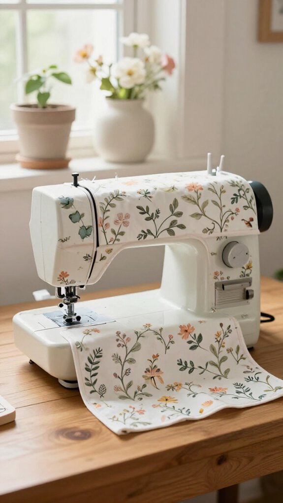 Sewing Machine Cover Ideas That Look Beautiful With Your Home Decor 14 spring sewing cover tutorial