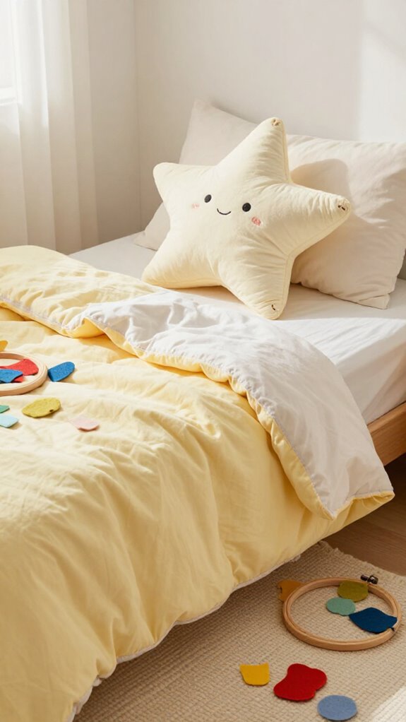 19 Sewing Projects for Kids That Make Their Rooms More Fun 13 stuffed star pillow tutorial