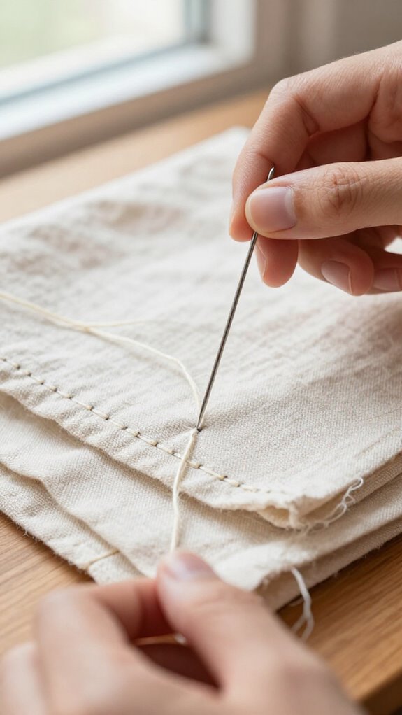 tiny edge covering whip stitch