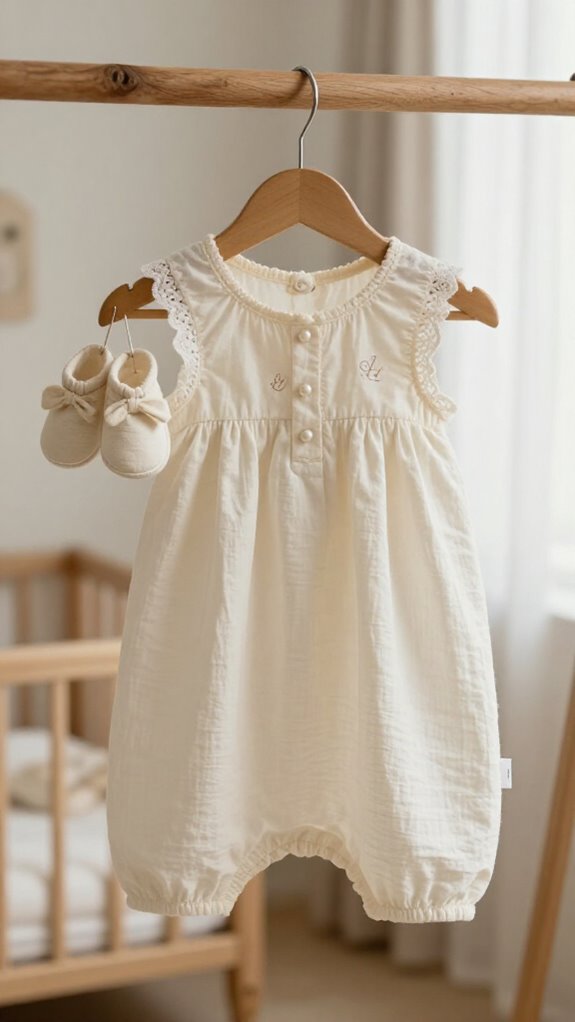 Sewing Baby Clothes Ideas That Feel Special Enough to Keep 9 tiny embroidered name keepsake