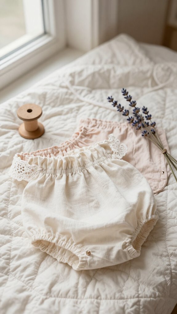 Sewing Baby Clothes Ideas That Feel Special Enough to Keep 5 vintage baby bloomers with snaps