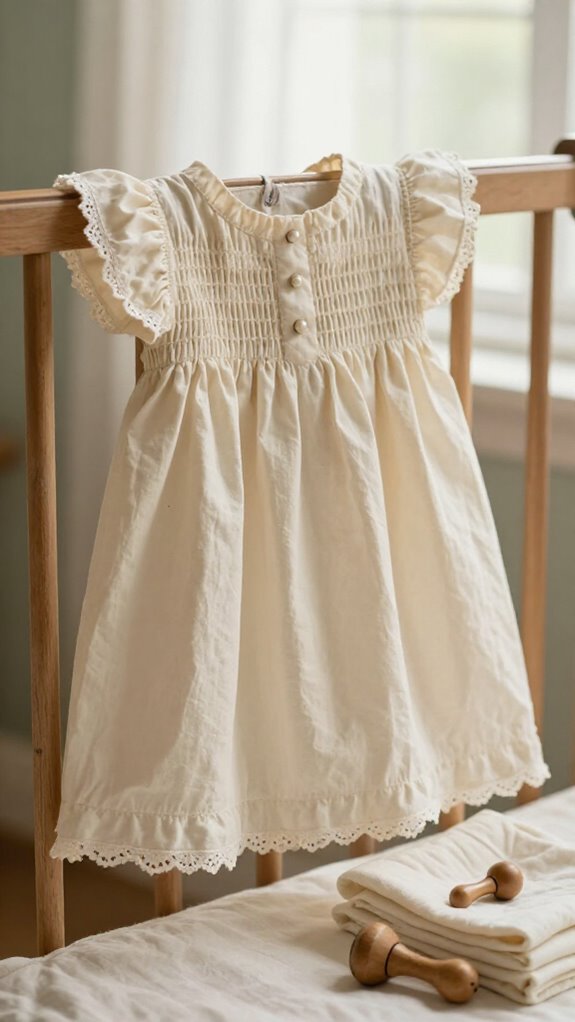 Sewing Baby Clothes Ideas That Feel Special Enough to Keep 18 vintage lace trim baby nightgown