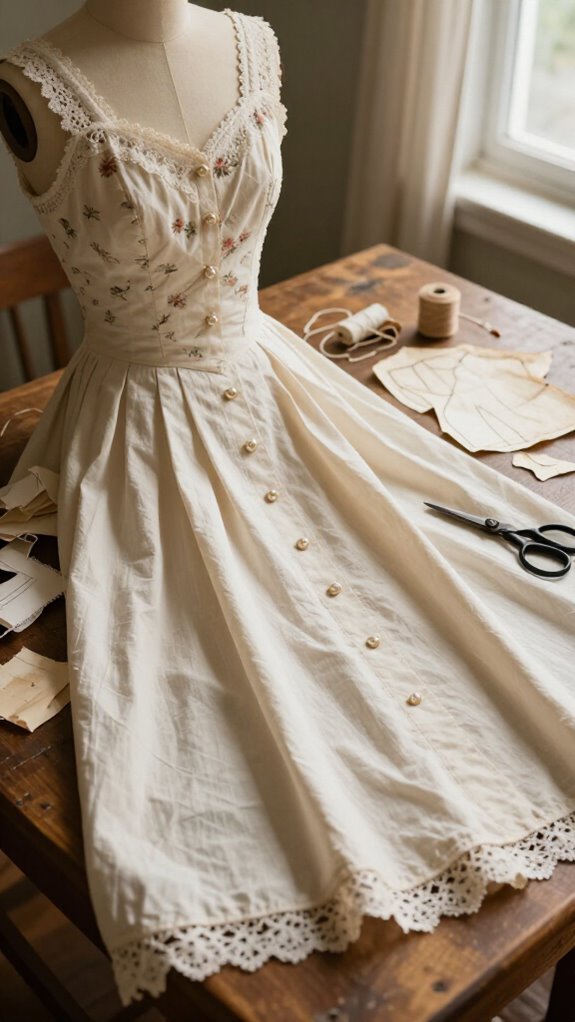 vintage tea dress sewing tips
