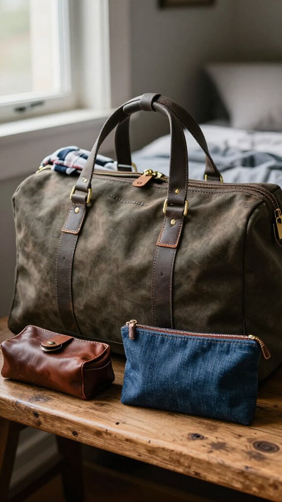 washable lined weekend travel bag