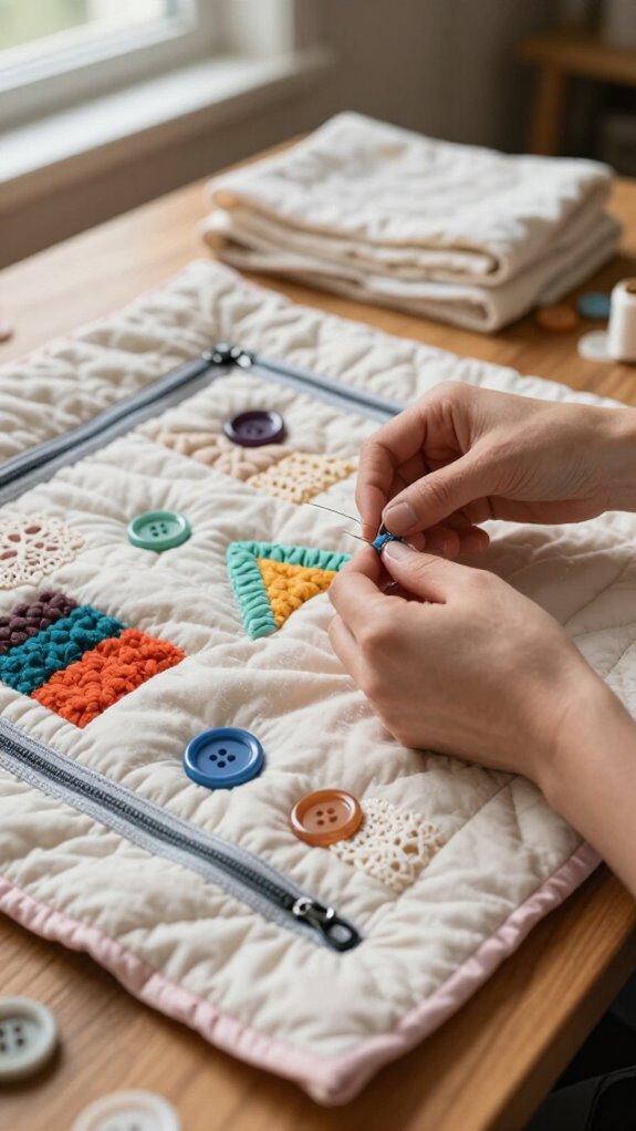 21 Sewing for Charity Projects That Turn Your Skills Into Meaningful Gifts 7 washable sensory fidget quilt